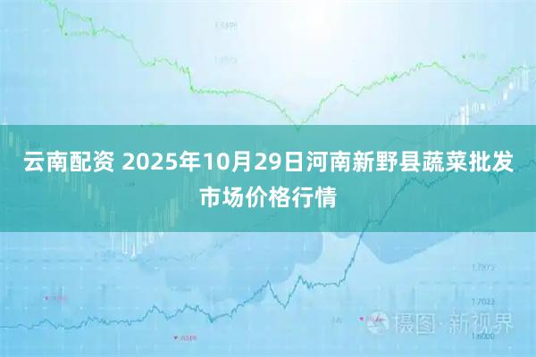 云南配资 2025年10月29日河南新野县蔬菜批发市场价格行情
